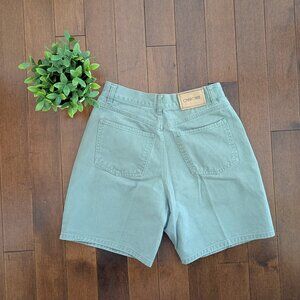 GREEN WASHED VINTAGE CHEROKEE DENIM SHORTS